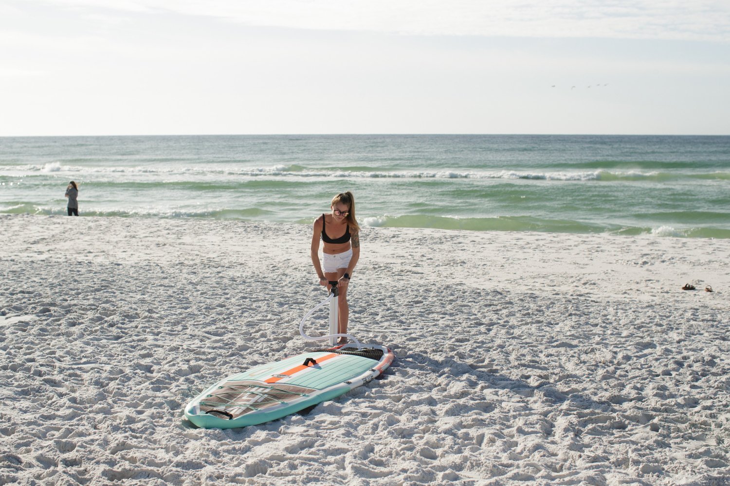 BOTE Breeze Aero 10'8" Classic Teak Inflatable Stand Up Paddle Board                                                             - view number 6