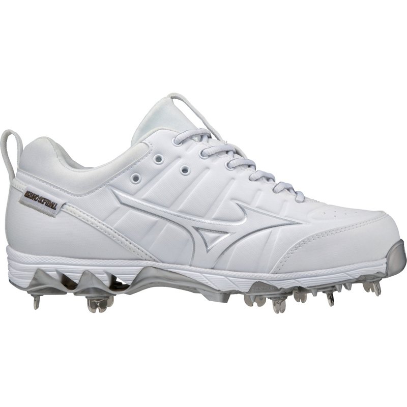 Mizuno Women's 9-Spike Swift 7 Softball Cleats White - Women's Softball at Academy Sports