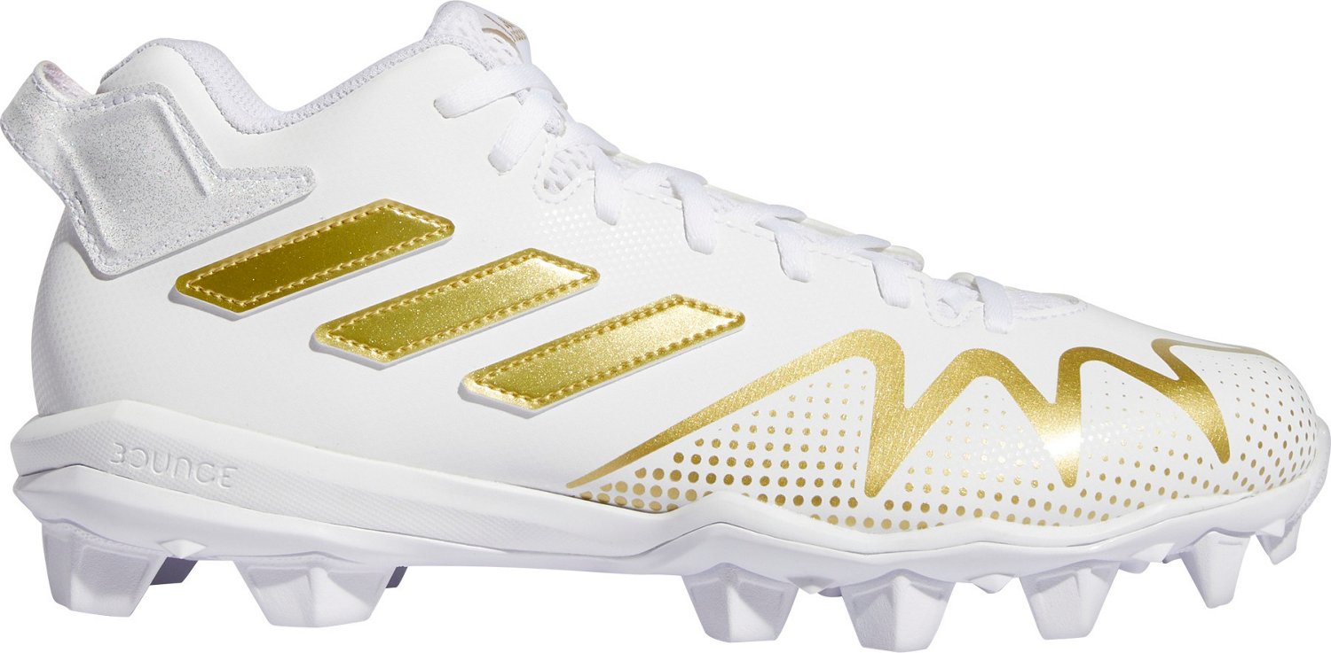 Adidas Adidas Men's Icon 6 Bounce Metal Baseball Cleats- Black/Athletic Gold