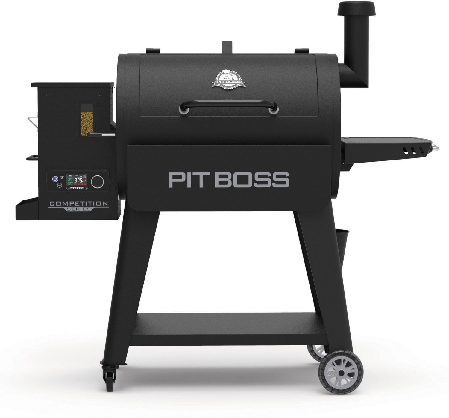 Pit Boss® Champion Barrel Charcoal Smoker, Mahogany