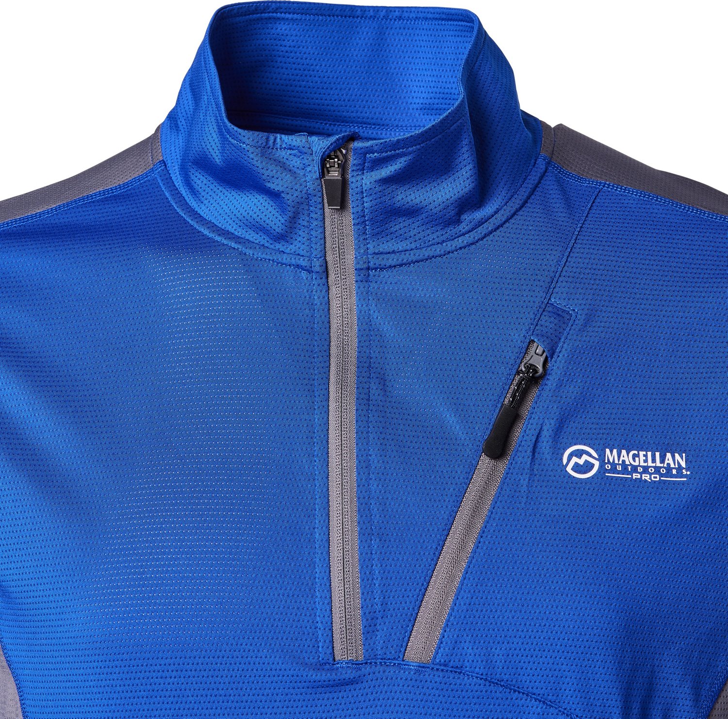 Magellan Outdoors Men’s Pro Fish Long Sleeve 1/4 Zip Pullover - view number 4