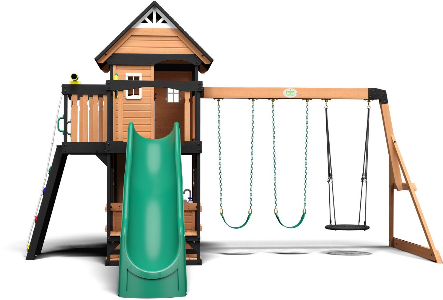 Backyard Discovery Canyon Creek Wooden Playset Academy