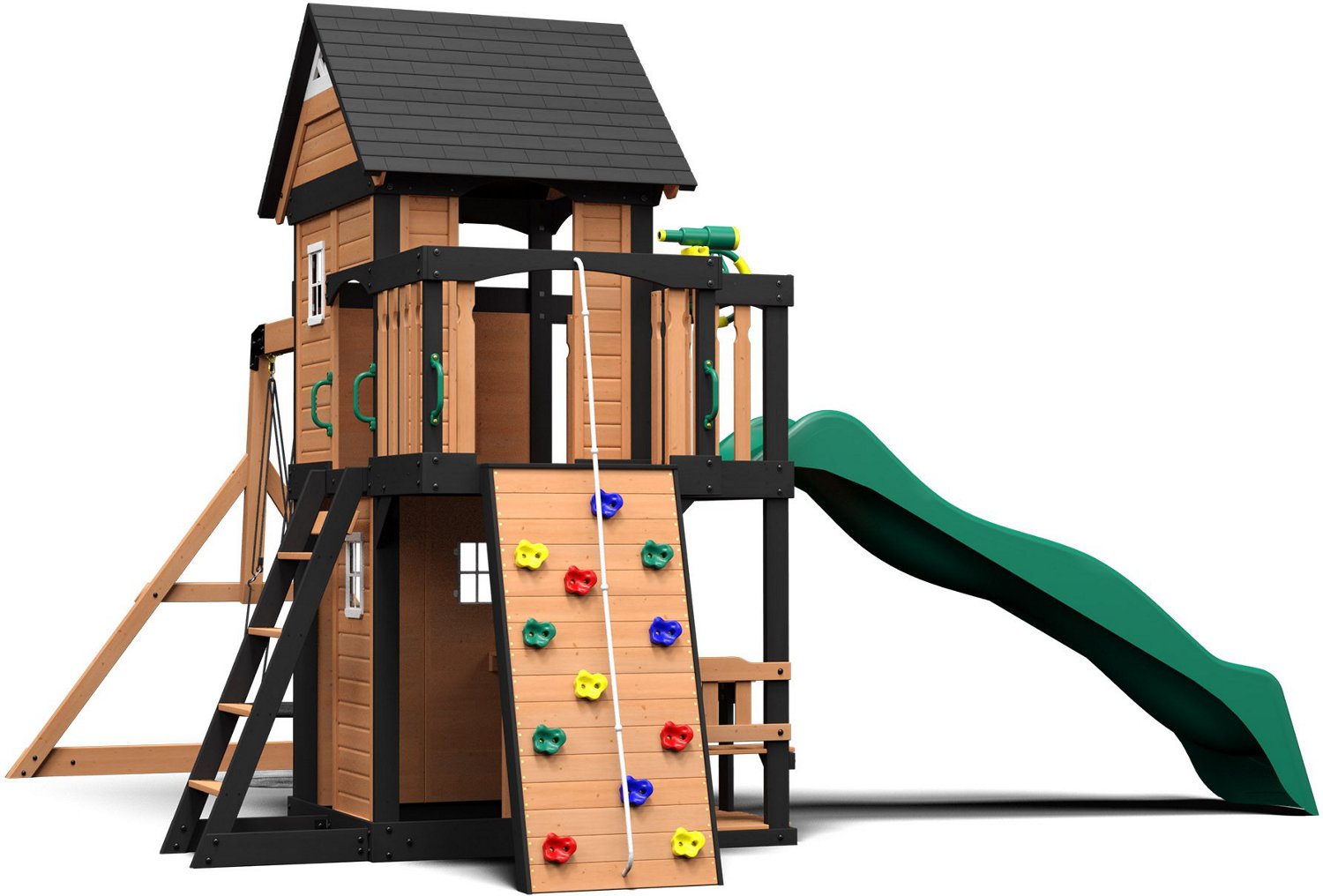 Backyard Discovery Canyon Creek Wooden Playset Academy