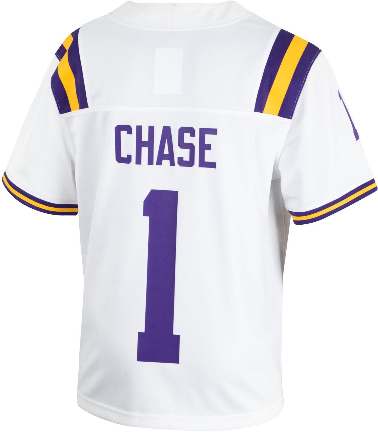 Nike Boys' Louisiana State University Young Athletes Replica Football Jersey White, 4 Youth - NCAA Youth Apparel at Academy Sports