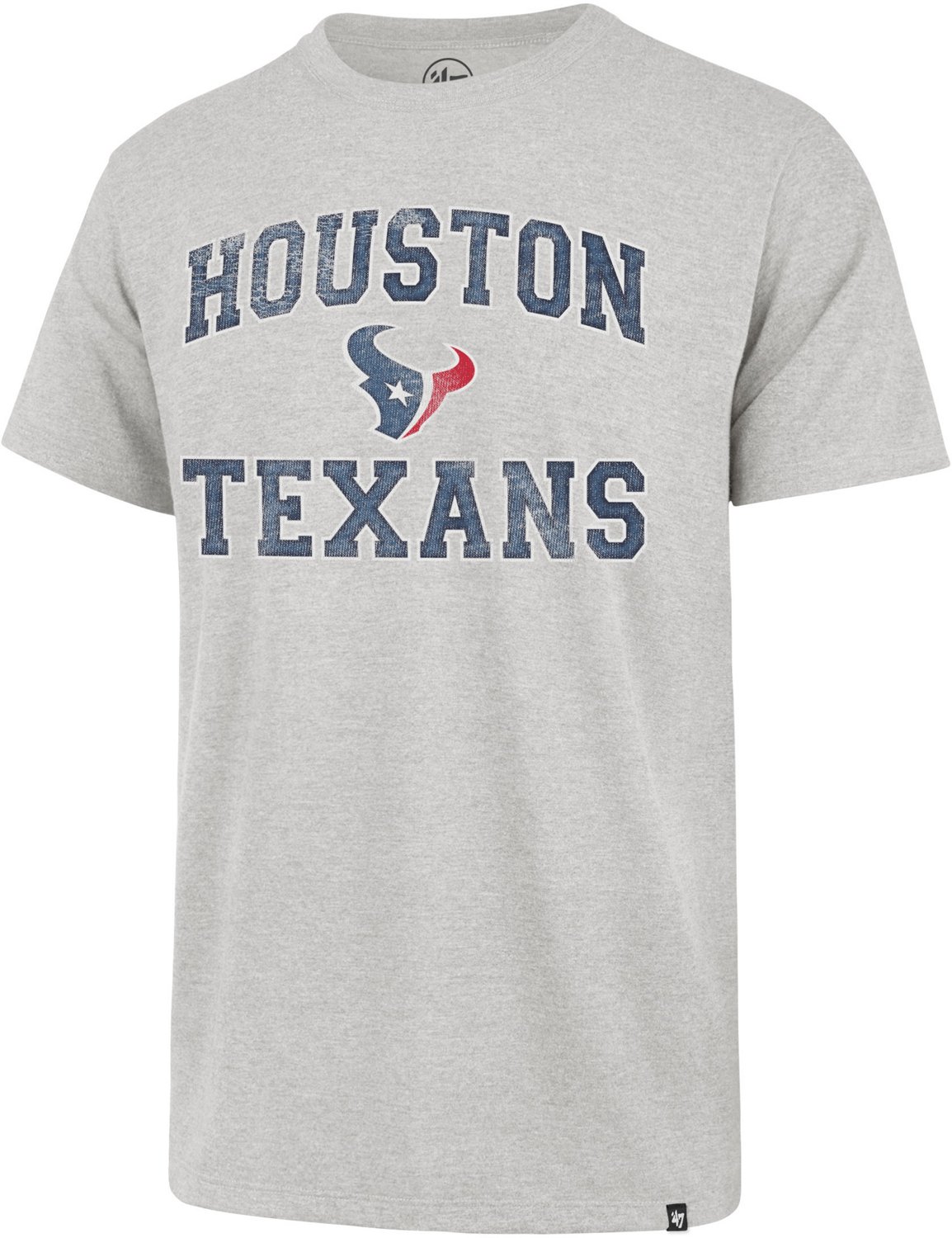 Men's Houston Texans Fanatics Branded Navy Team Lockup Logo T-Shirt