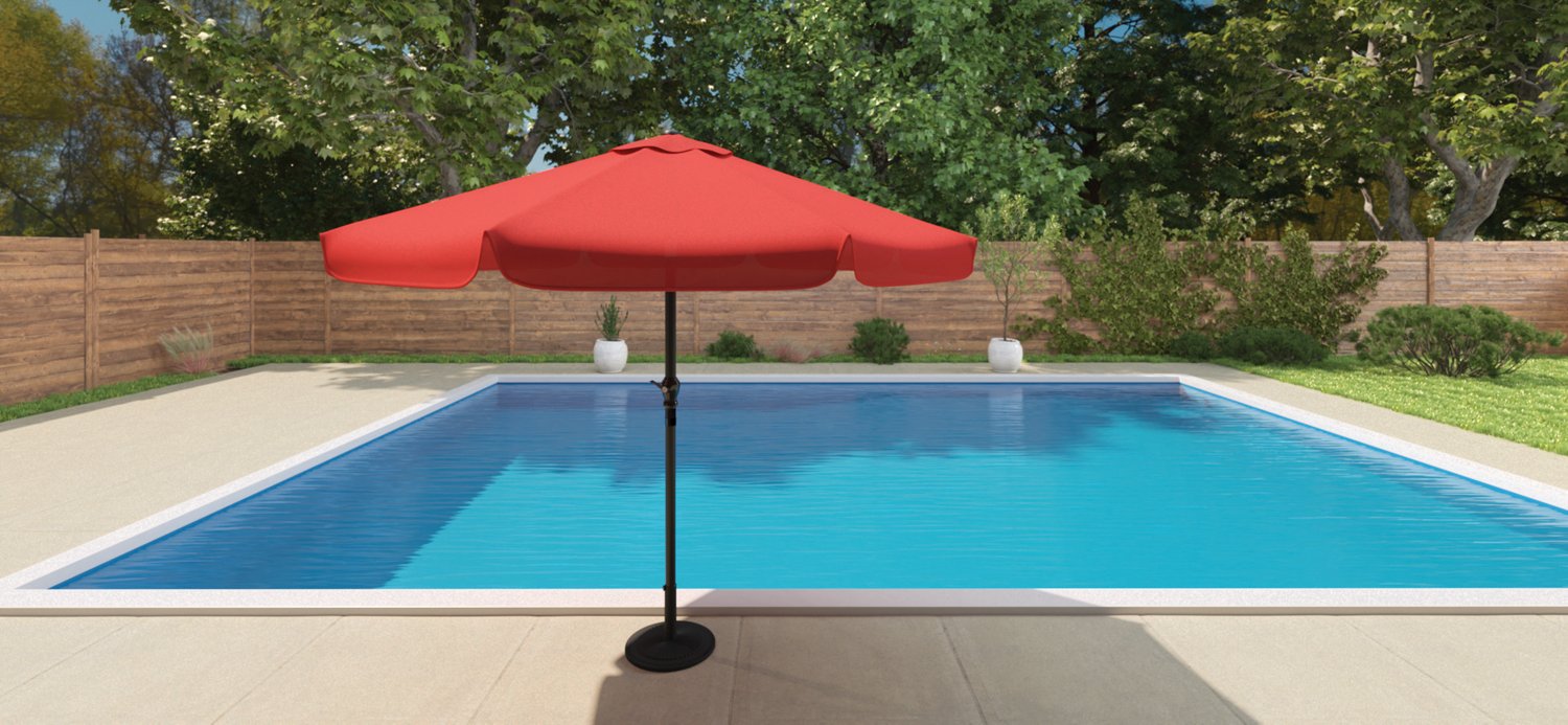 Mosaic Market 108 in Solid Patio Umbrella Academy