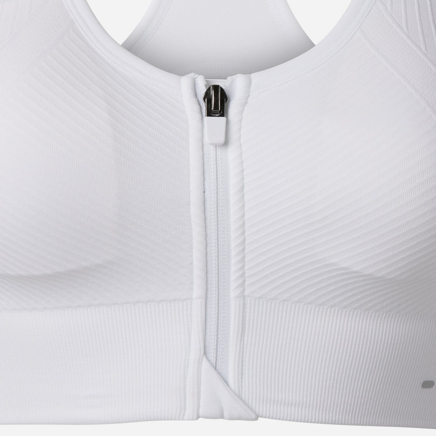 BCG Women's Seamless Zip Front Mid Impact Sports Bra