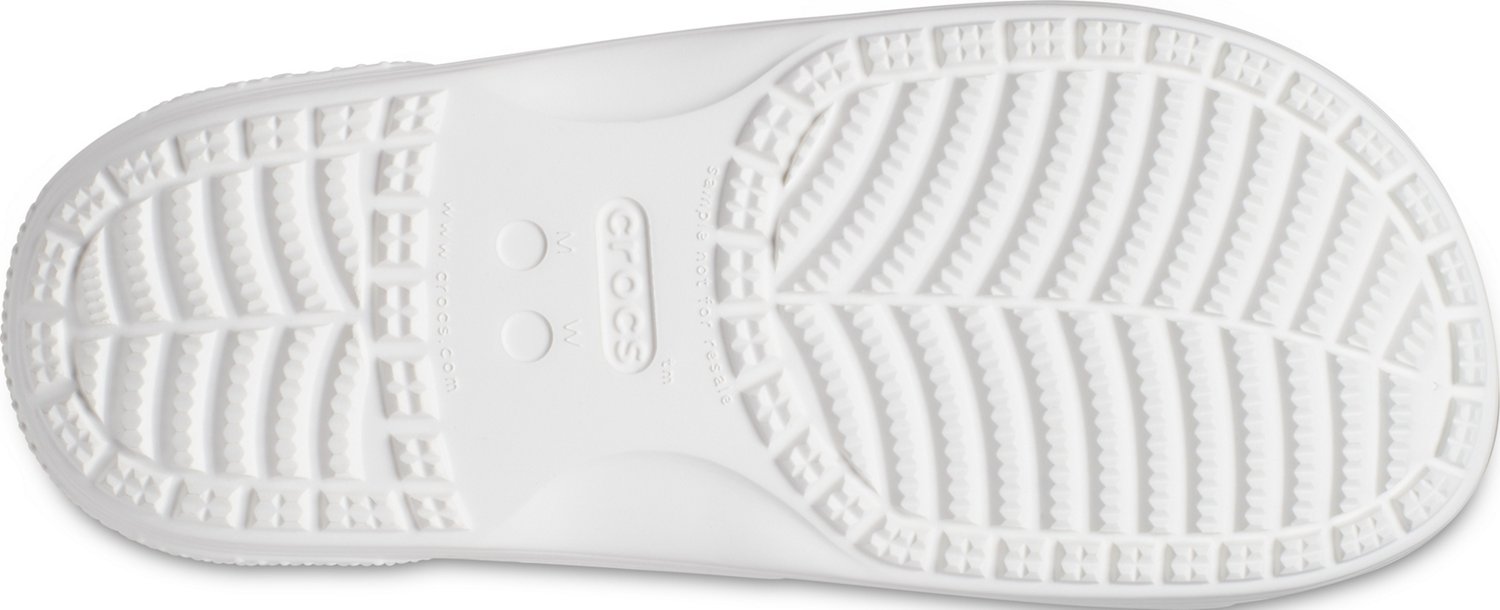 Crocs Adults' Classic White Speckle Tie Dye 2-Strap Sandals - view number 4