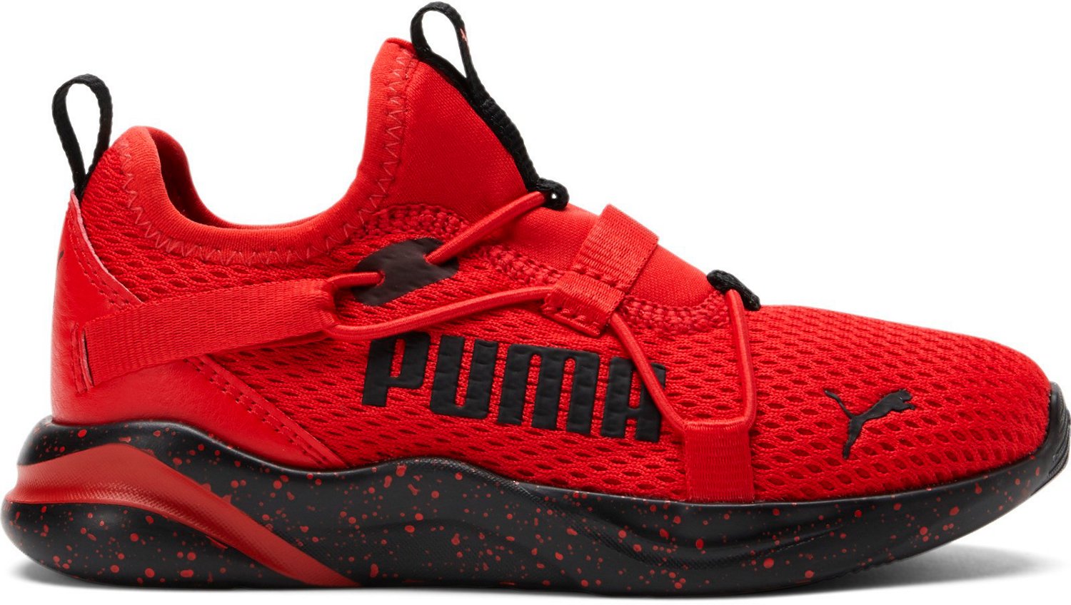 Red puma shoes store kids