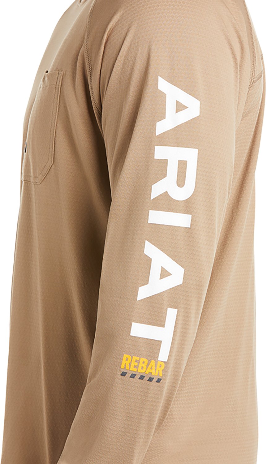 Ariat Men's Rebar HeatFighter Long Sleeve T-shirt - view number 3