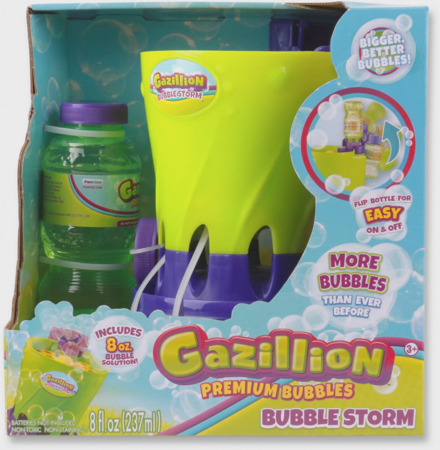 Pistolet à bulles Gazillion Streamin Bubbles - La Grande Récré