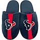 FOCO Houston Texans Team Stripe Slippers                                                                                         - view number 1 selected