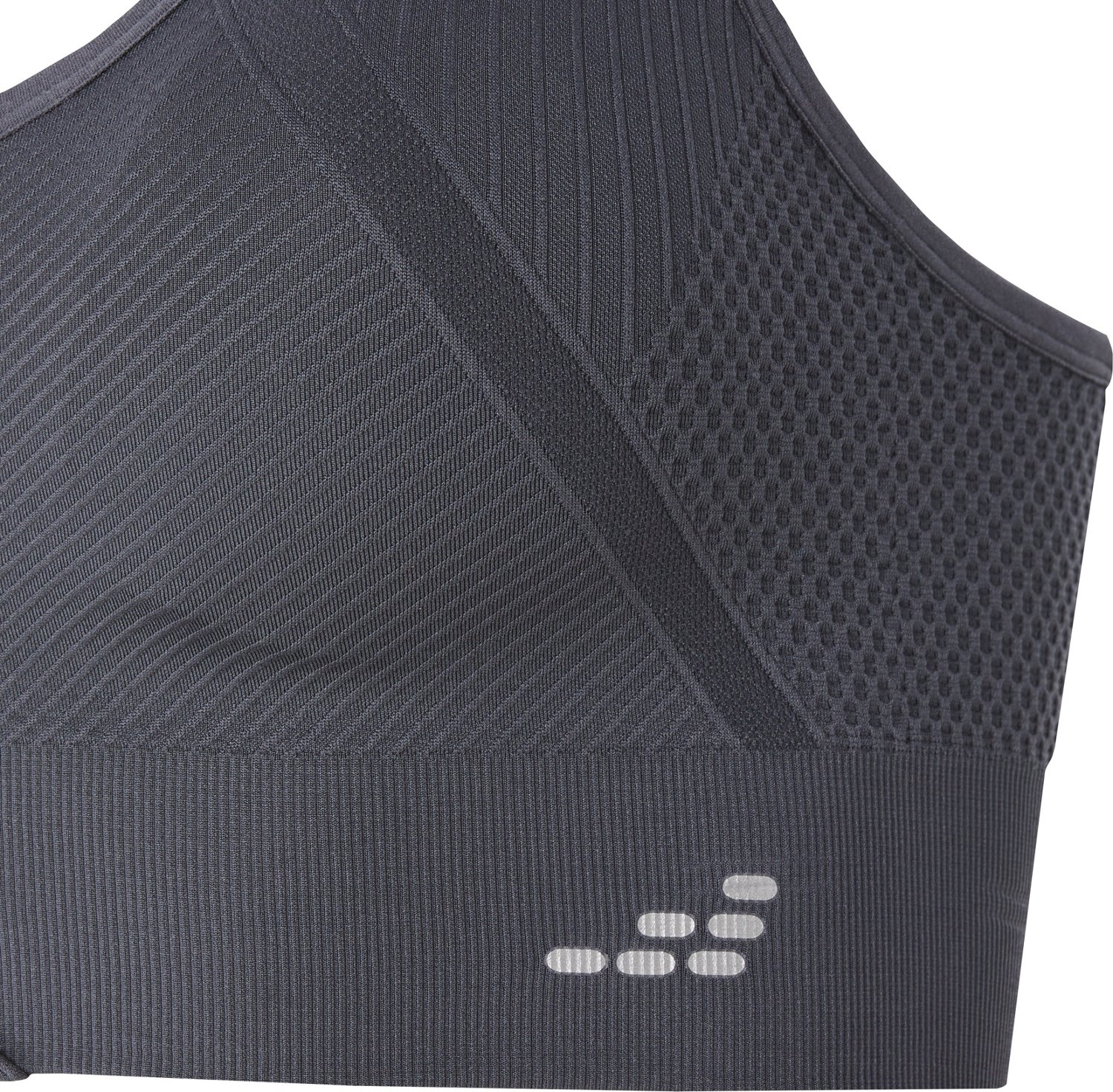 BCG Women's Seamless Zip Front Mid Impact Sports Bra                                                                             - view number 5