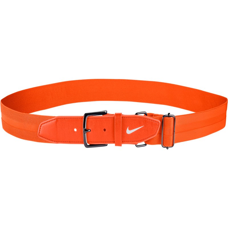Nike Adults' Baseball Belt 3.0 Orange/White - Belts/Hats/Ref Apparel at Academy Sports
