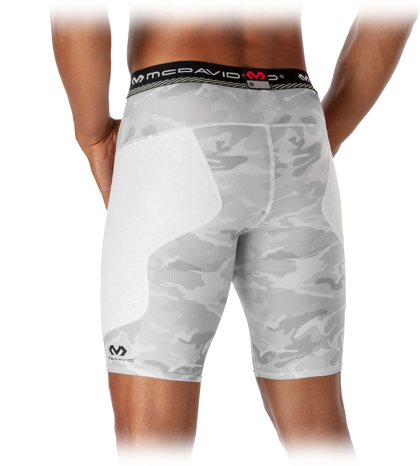 McDavid Men’s HEX Camo Thin Sliding Baseball Shorts Academy