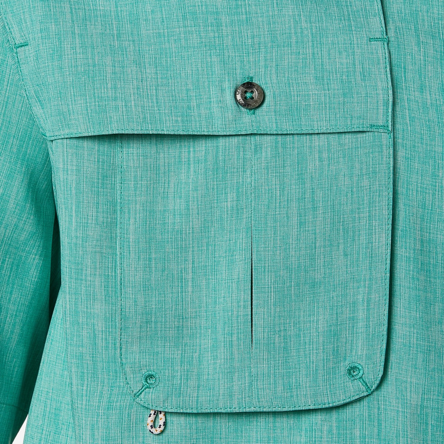 Magellan Outdoors Men's Aransas Pass Heather Short Sleeve Fishing Shirt - view number 4