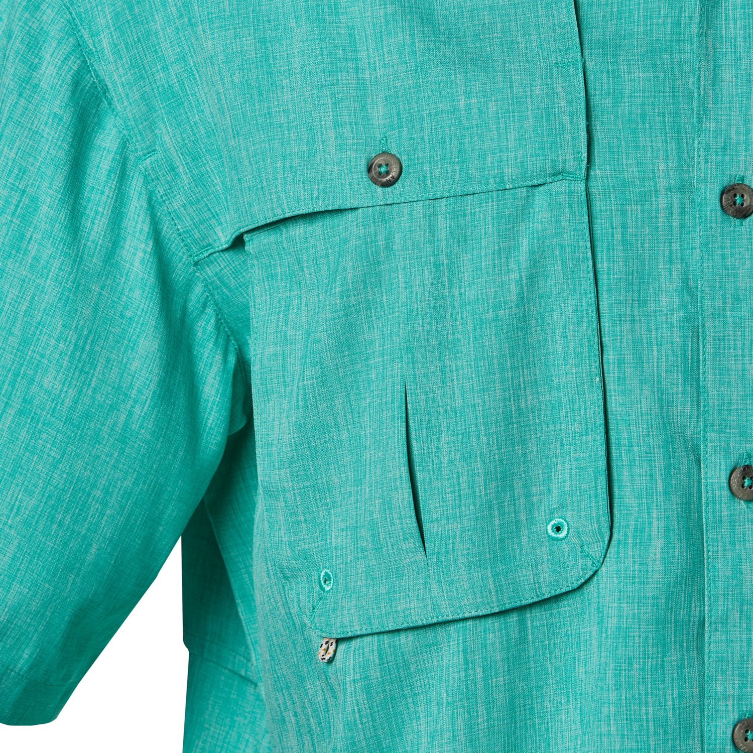 Magellan Outdoors Men's Aransas Pass Heather Short Sleeve Fishing Shirt - view number 6