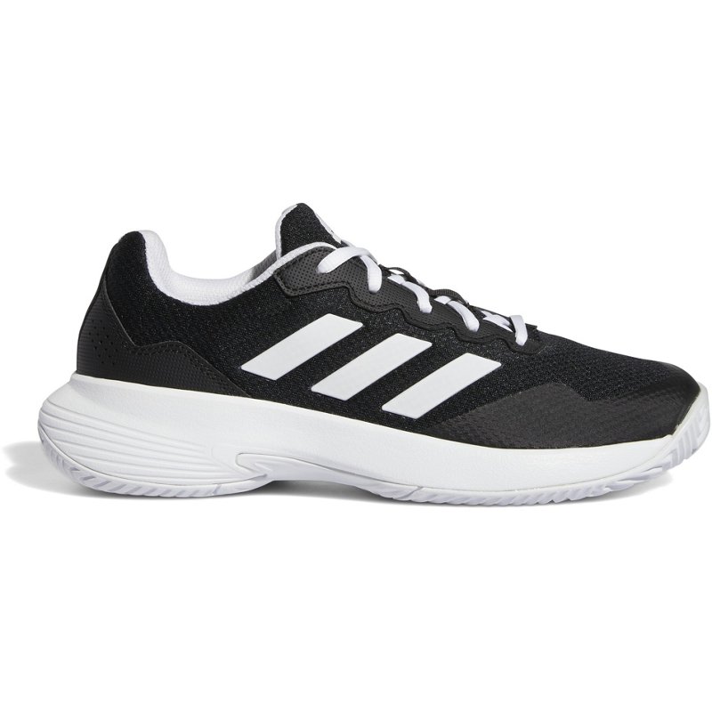 adidas Women's GameCourt 2 Tennis Shoes Black/White/White, 10 - Women's Tennis at Academy Sports product image