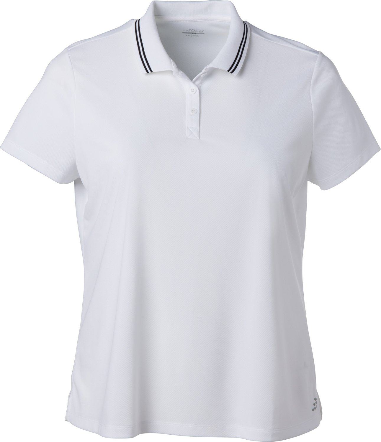 bcg women's athletic solid polo shirt