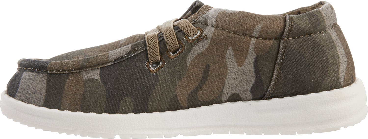 Magellan Outdoors Boys’ Moc Toe Camo Shoes Academy