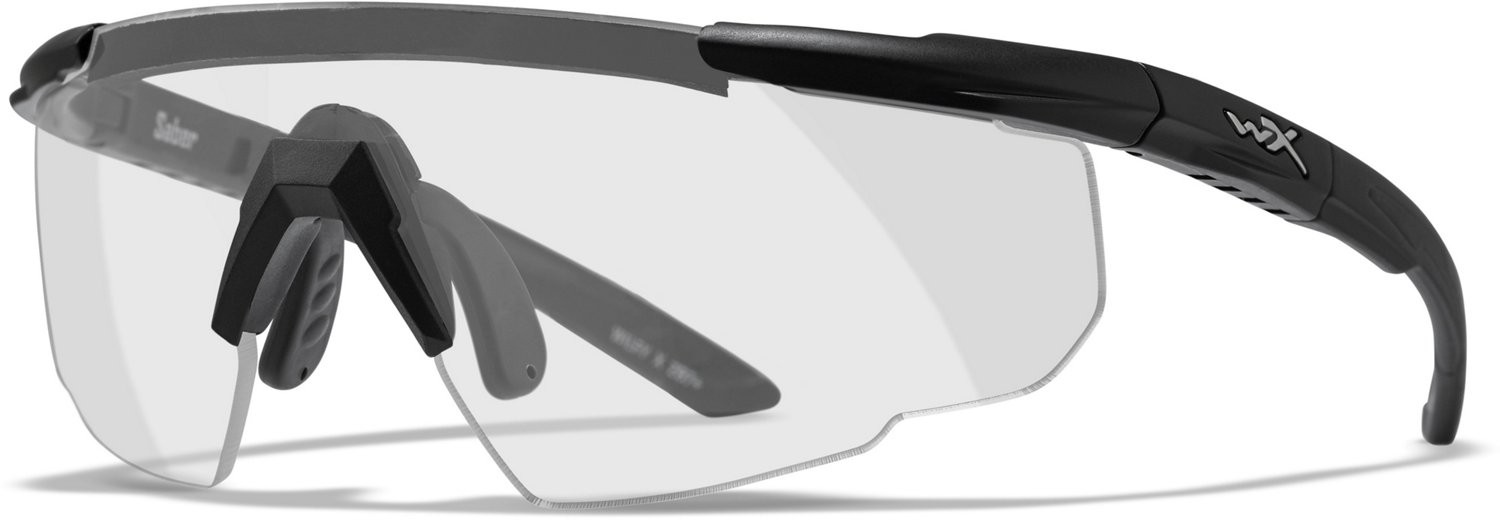 Wiley X Saber Advanced Shooting Glasses, Safety Sunglasses for Men and  Women, UV and Eye Protection for Hunting, Fishing, Biking, and Extreme  Sports