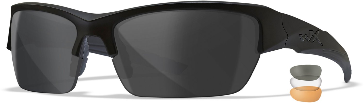 Wiley X WX Valor Safety Glasses Three Lens Kit Academy
