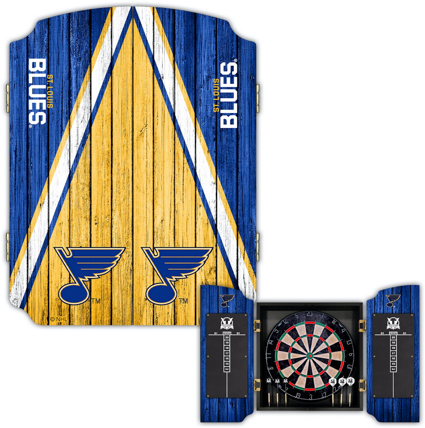 Victory Tailgate St. Louis Blues Dartboard Academy