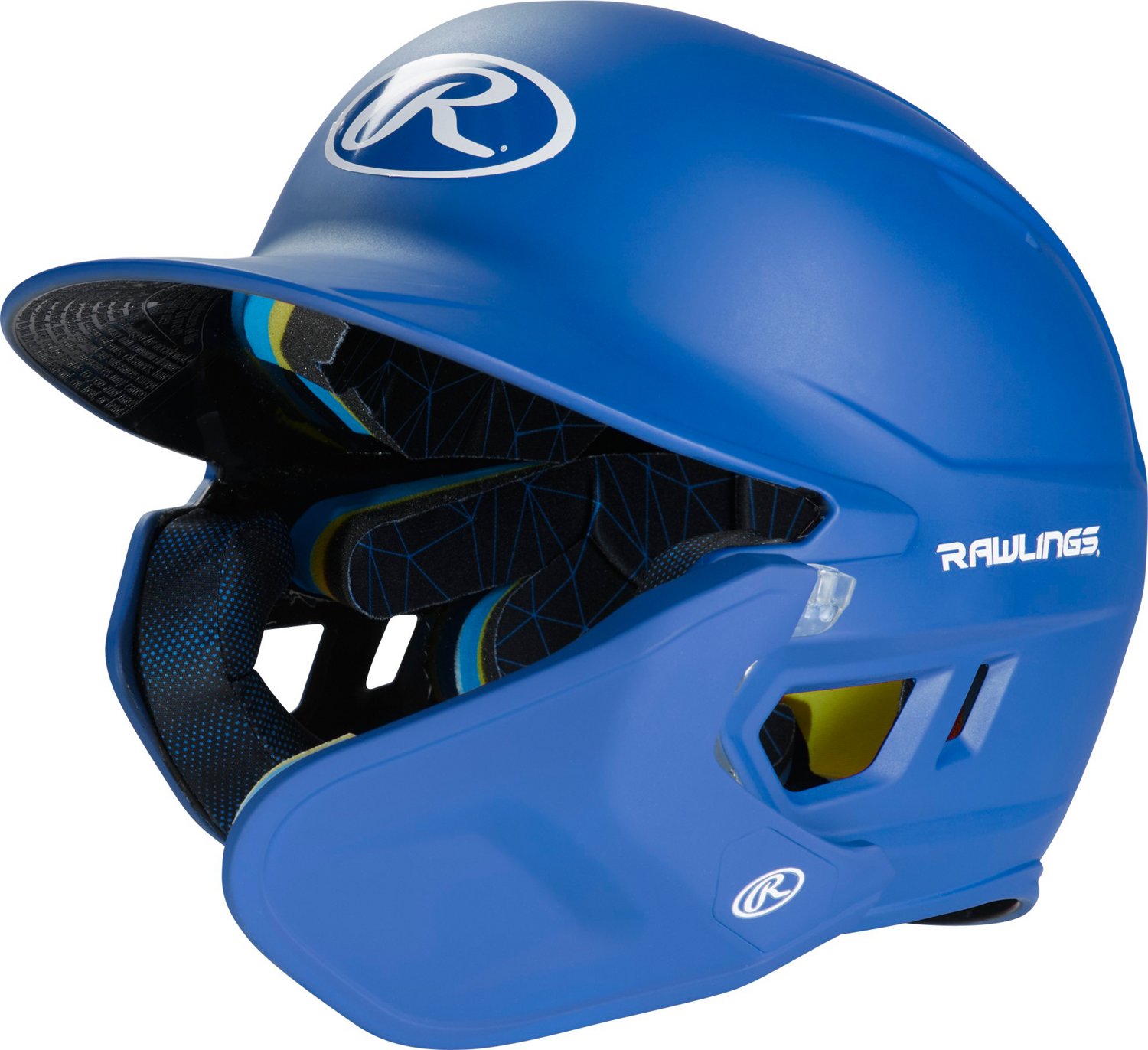 Rawlings Senior Matte Mach Adjust 1Tone LHB Helmet - view number 4
