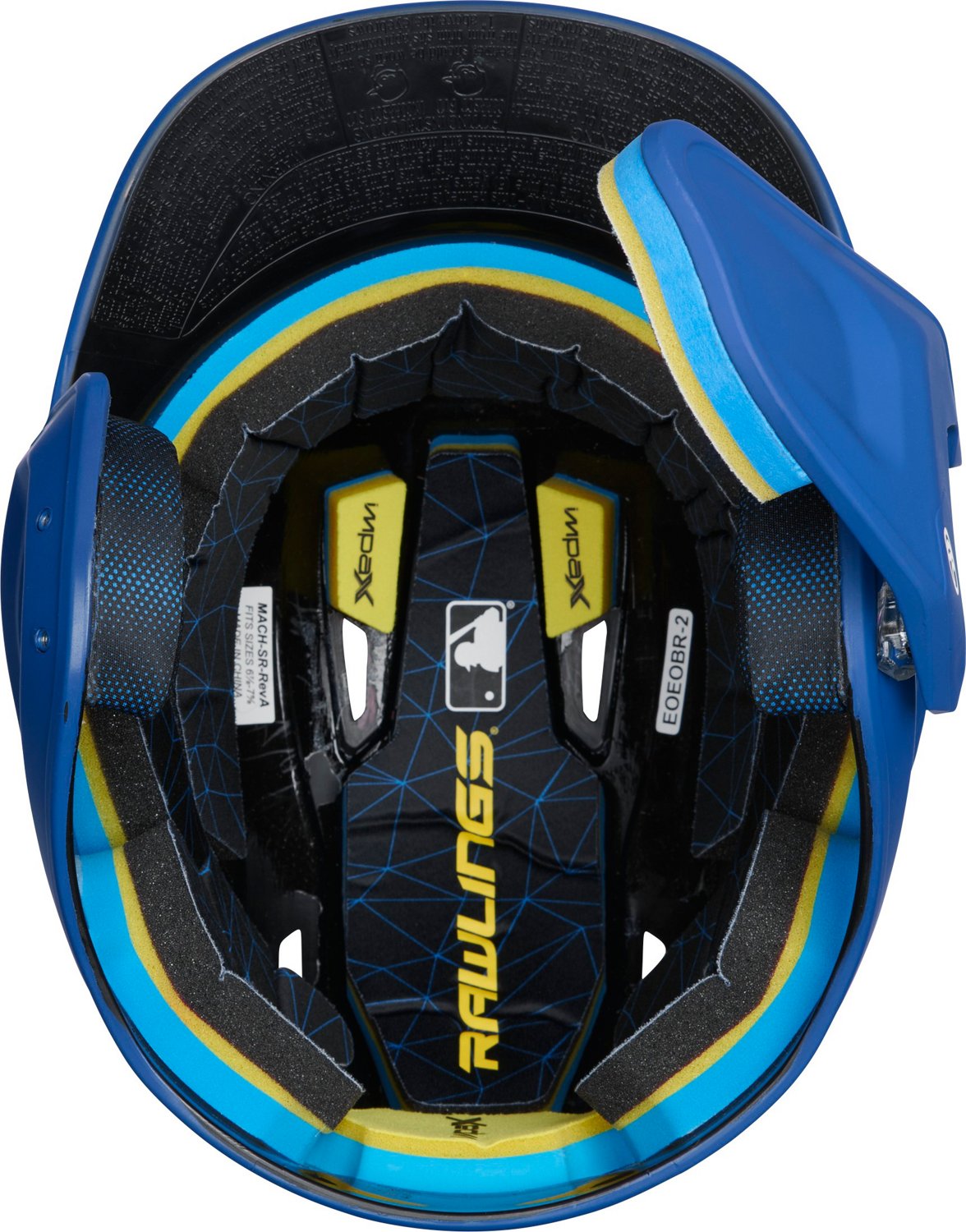 Rawlings Senior Matte Mach Adjust 1Tone LHB Helmet - view number 5