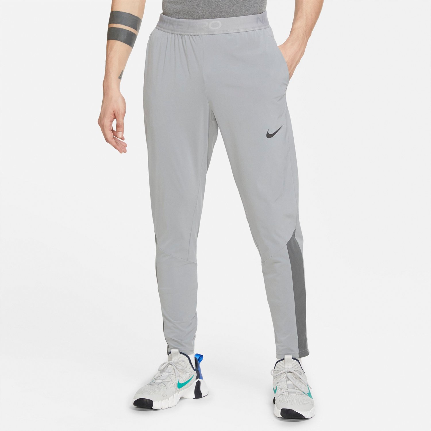 Nike Track Pants Dri-FIT Academy - Black/Bright Crimson