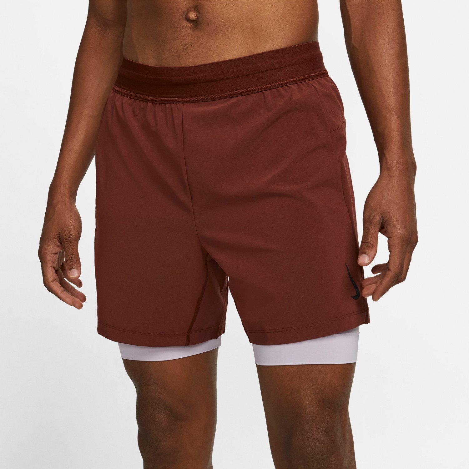Nike Men's Yoga 2in1 Shorts BrickSeek