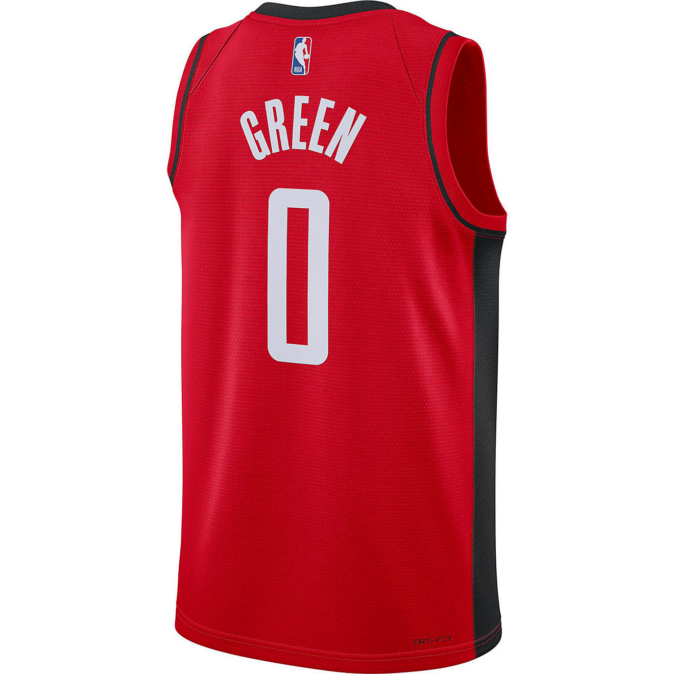 Nike Men's Houston Rockets Green Swingman Icon Jersey                                                                            - view number 1