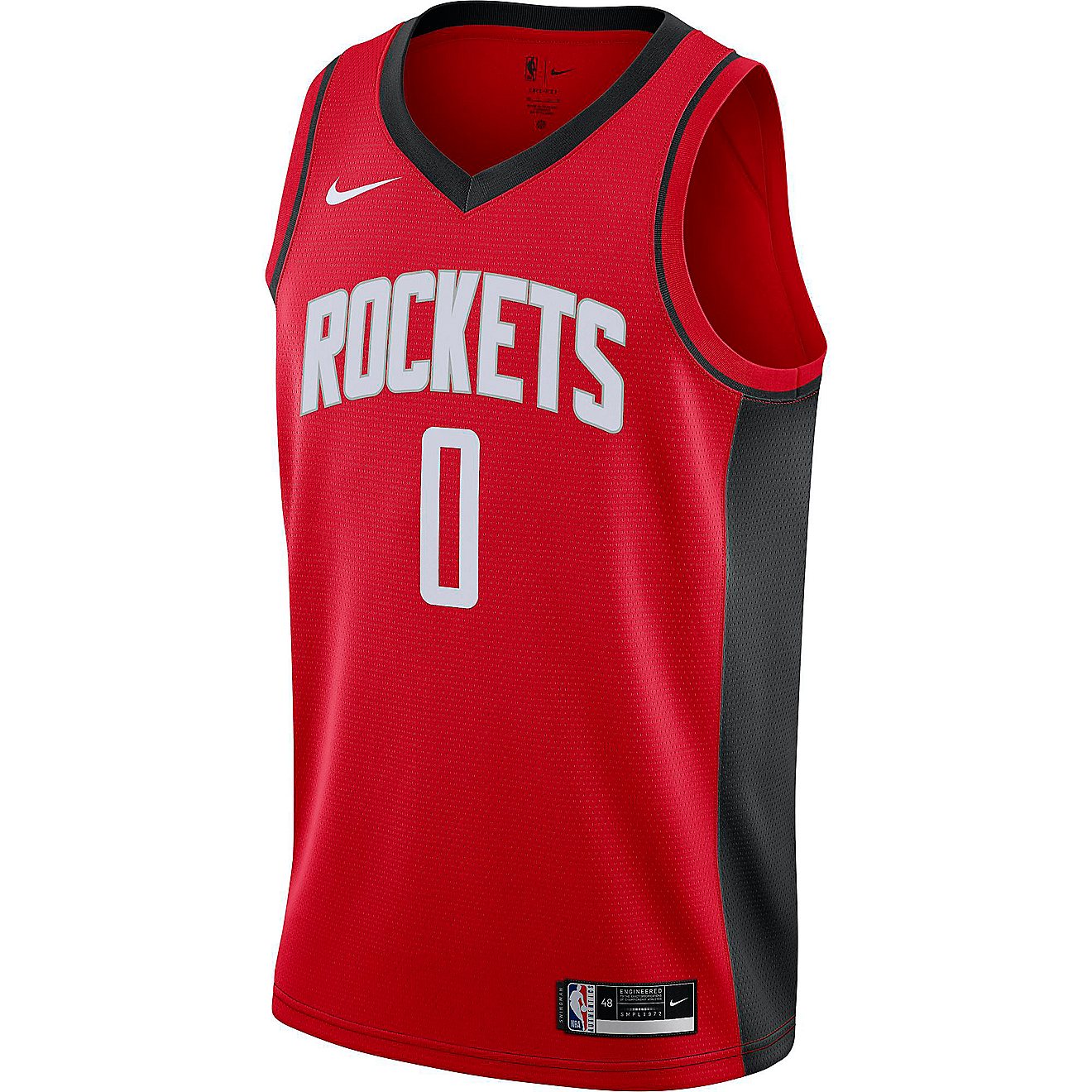 Nike Men's Houston Rockets Green Swingman Icon Jersey                                                                            - view number 2