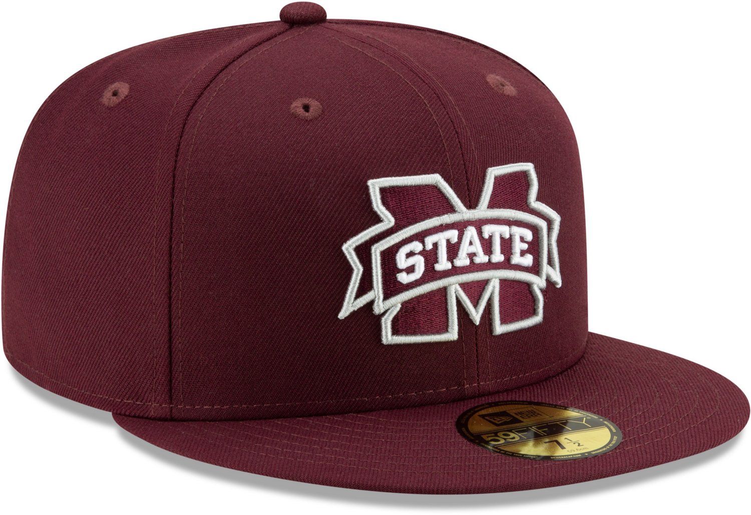 New Era Men's Mississippi State University 59FIFTY Basic Fitted Cap