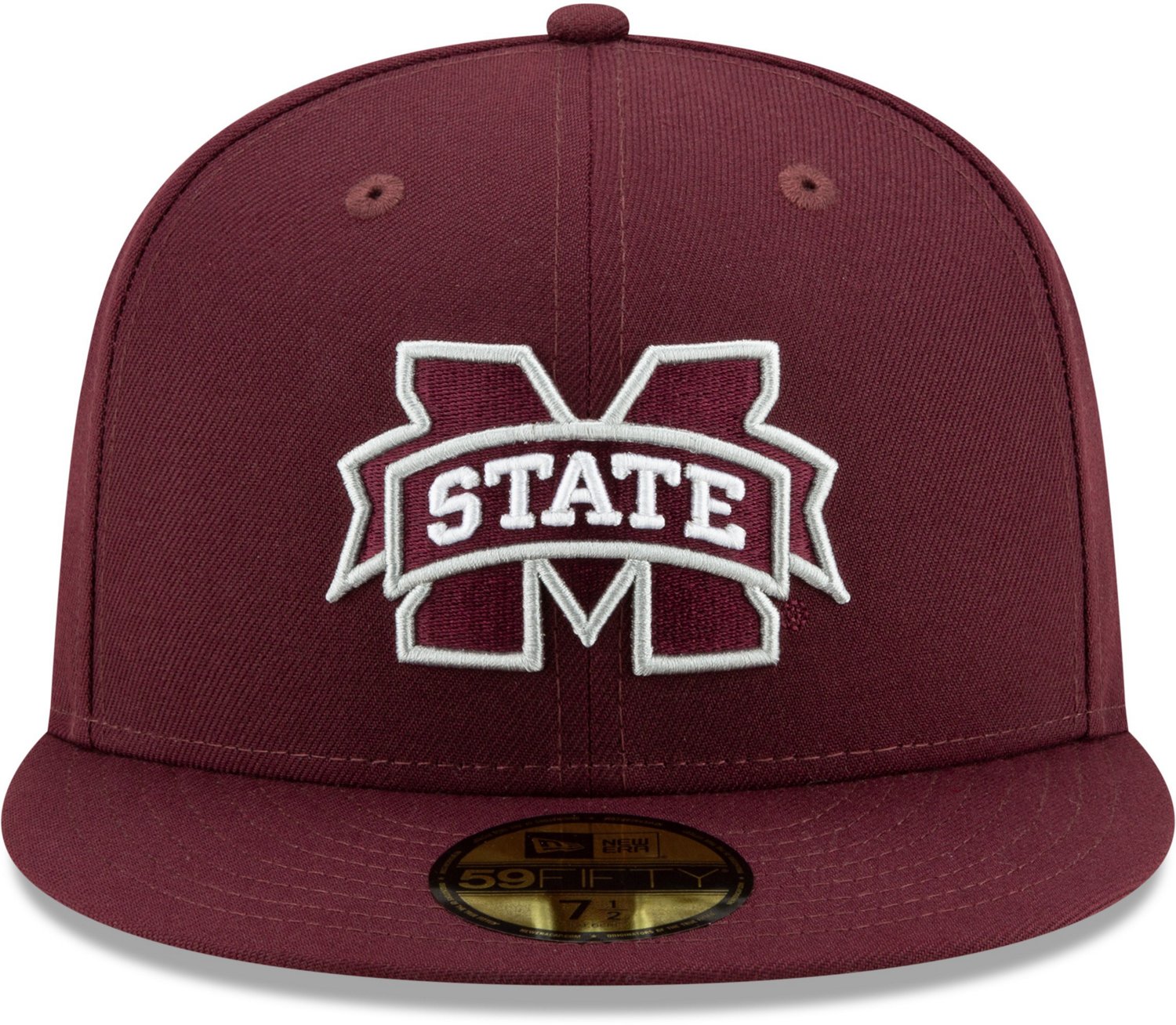 New Era Men's Mississippi State University 59FIFTY Basic Fitted Cap - view number 2