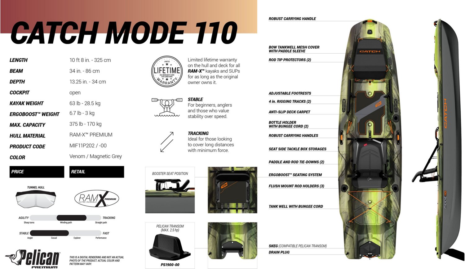 How To EASILY Load and Tie Down Pelican Catch Mode 110 Kayak to Roof Rack  Basket! 