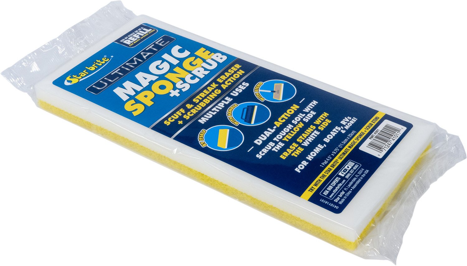 Star brite Ultimate Magic Sponge + Scrub Eraser - view number 2