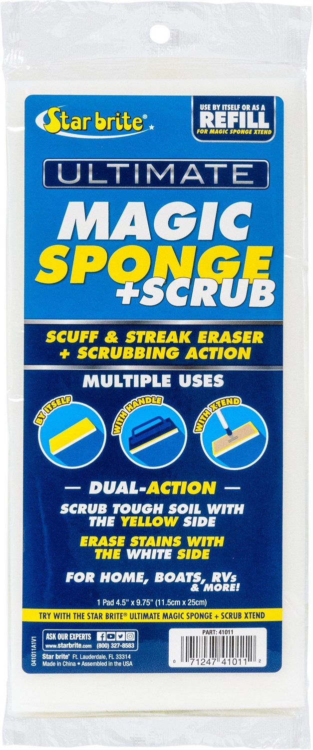 Star brite Ultimate Magic Sponge + Scrub Eraser