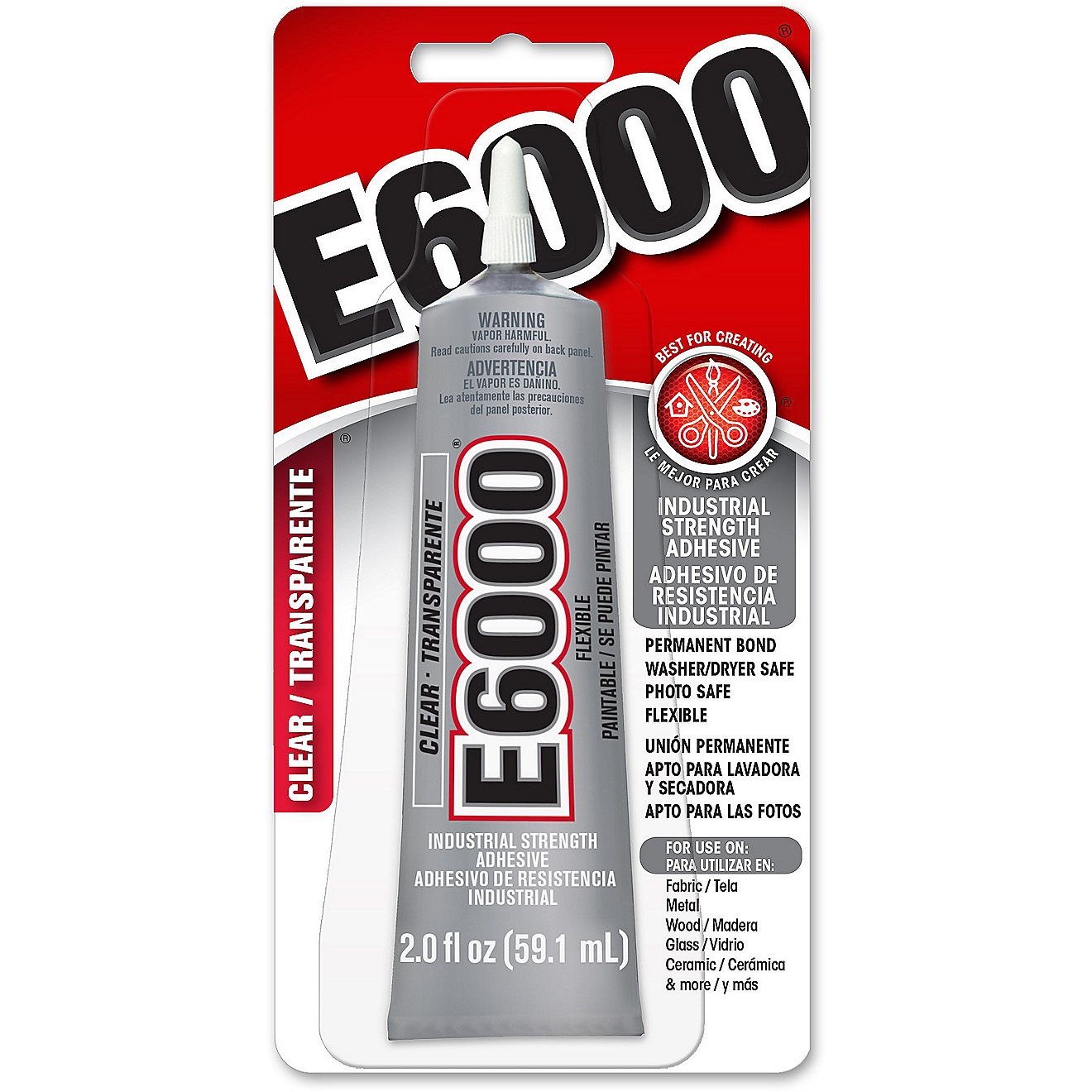 E-6000 2.0 Fl. Oz. Clear Adhesive                                                                                                - view number 1