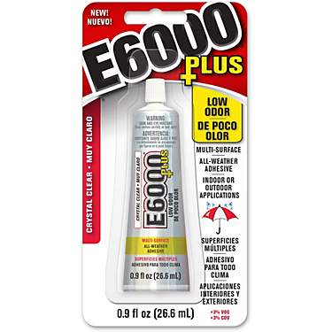 E-6000 Plus 0.9 Fl. Oz. Clear Adhesive                                                                                          