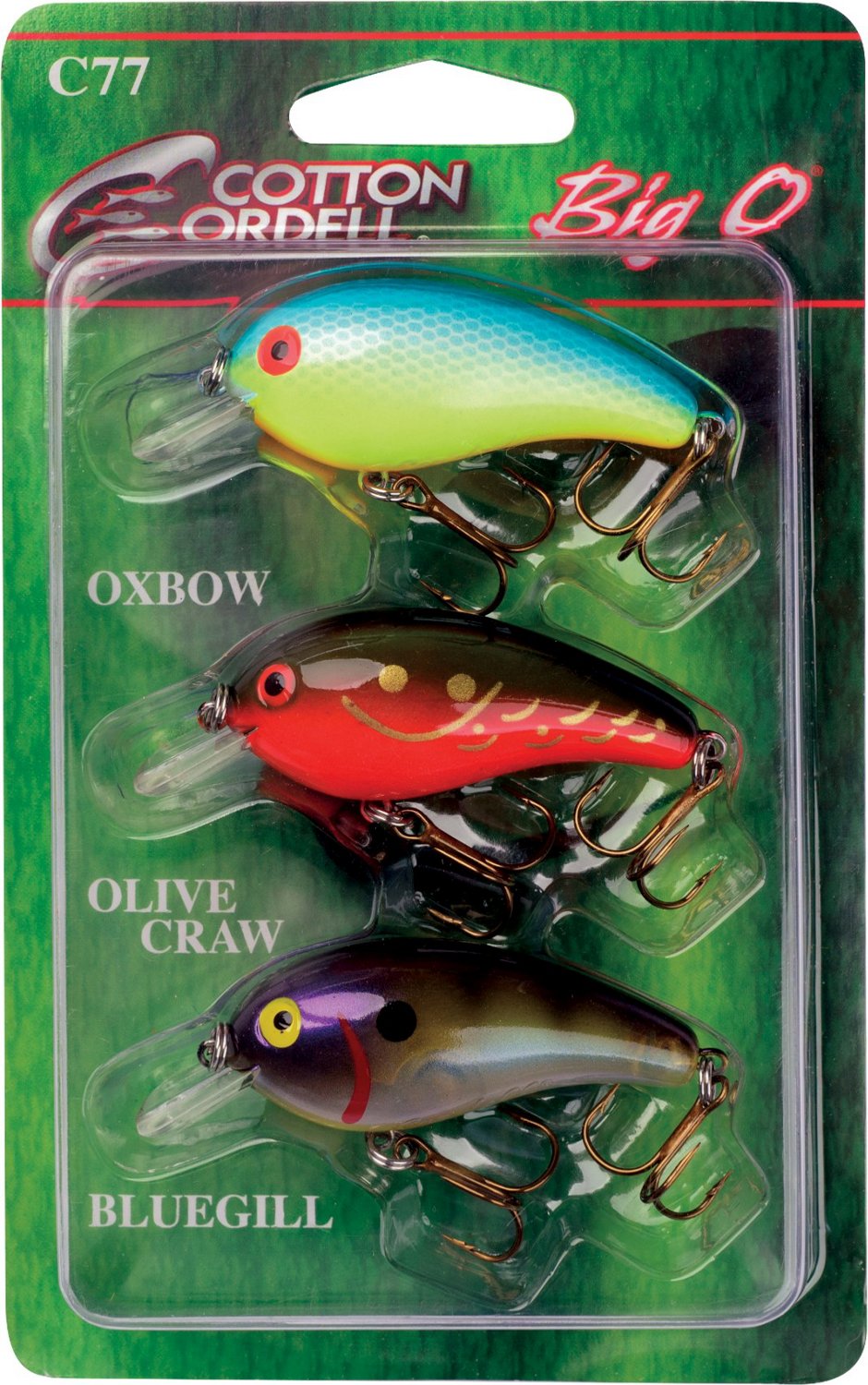 Cotton Cordell Big O Lure 3-Pack