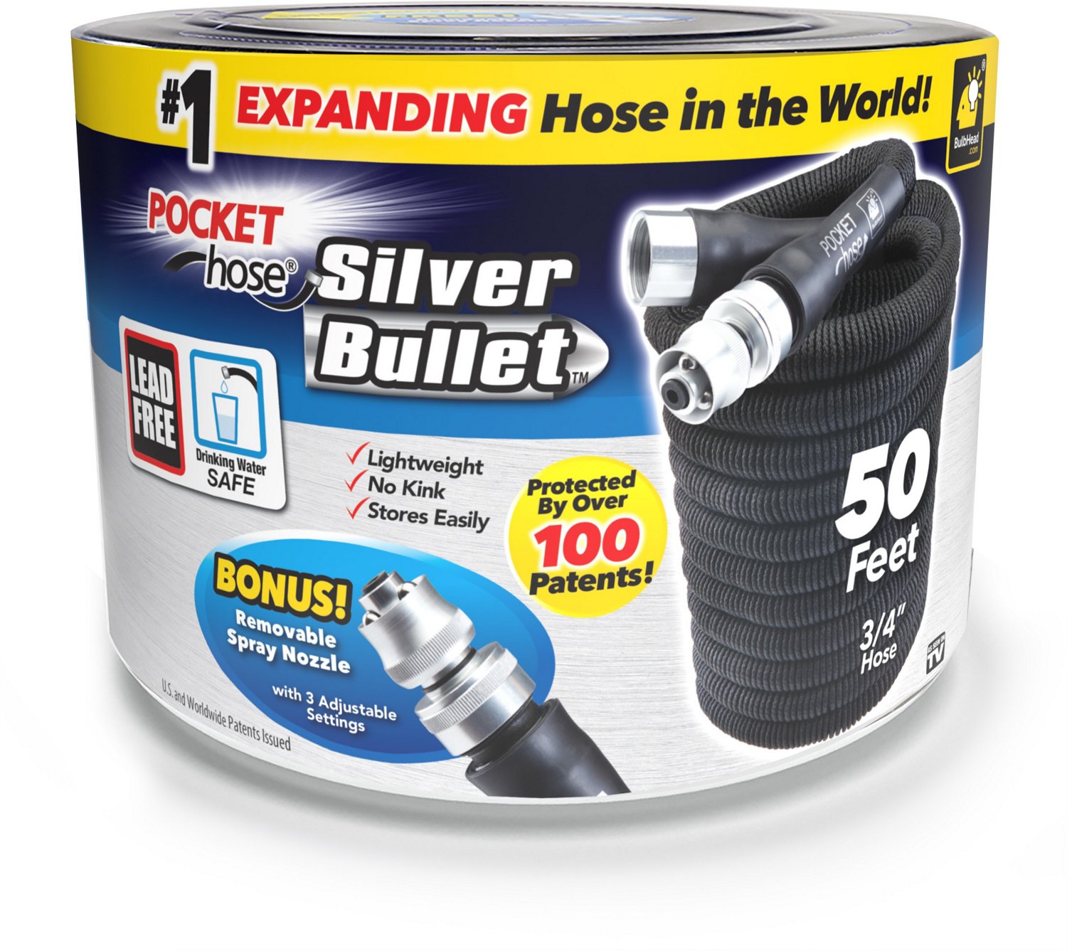 Pocket Hose Silver Bullet 50 ft Hose                                                                                             - view number 3