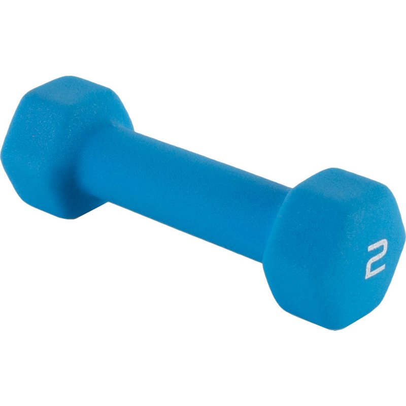 CAP Barbell Neoprene Dumbbell Blue, 2 Lbs - Free Weights/Bulk at Academy Sports