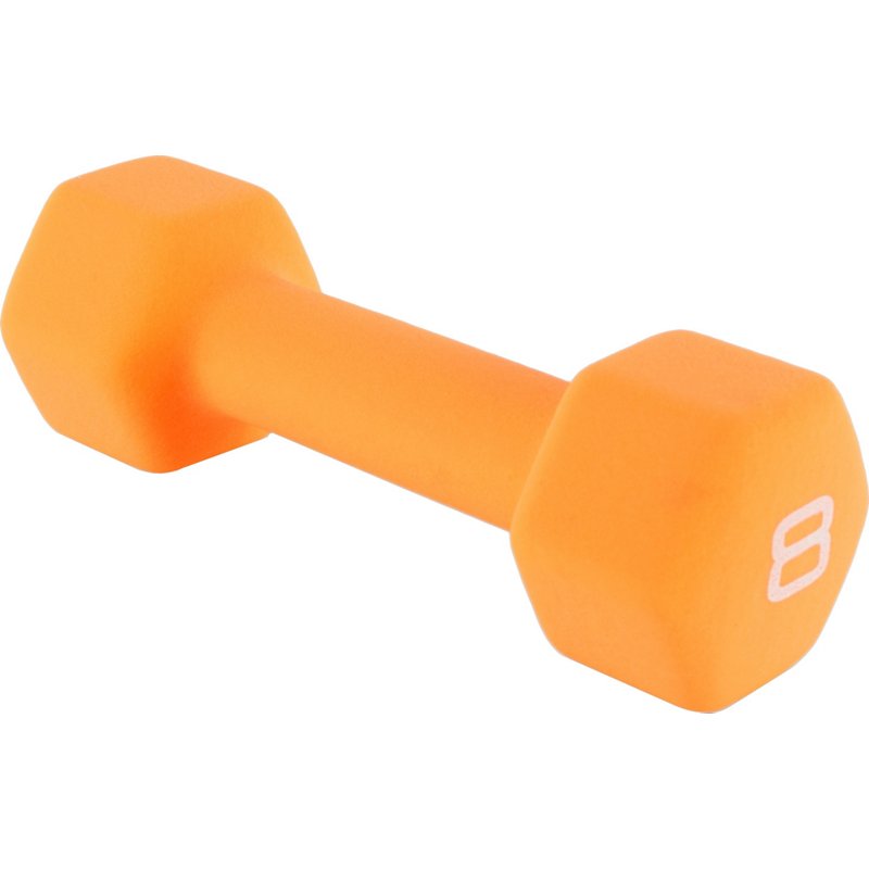 CAP Barbell Neoprene Dumbbell Orange, 7 Lbs - Free Weights/Bulk at Academy Sports