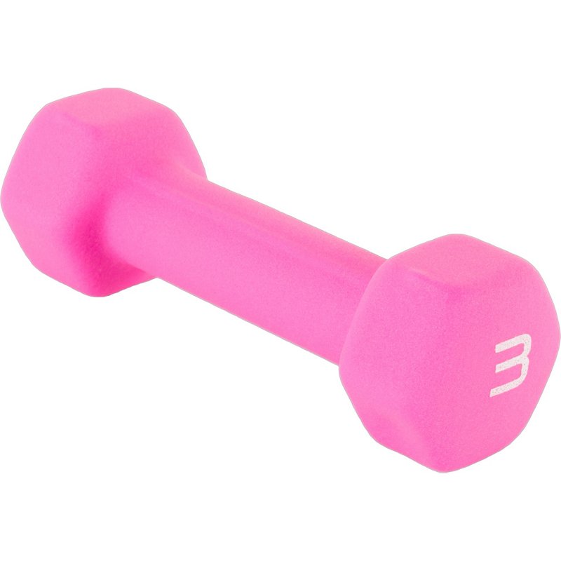 CAP Barbell Neoprene Dumbbell Pink, 3 Lbs - Free Weights/Bulk at Academy Sports