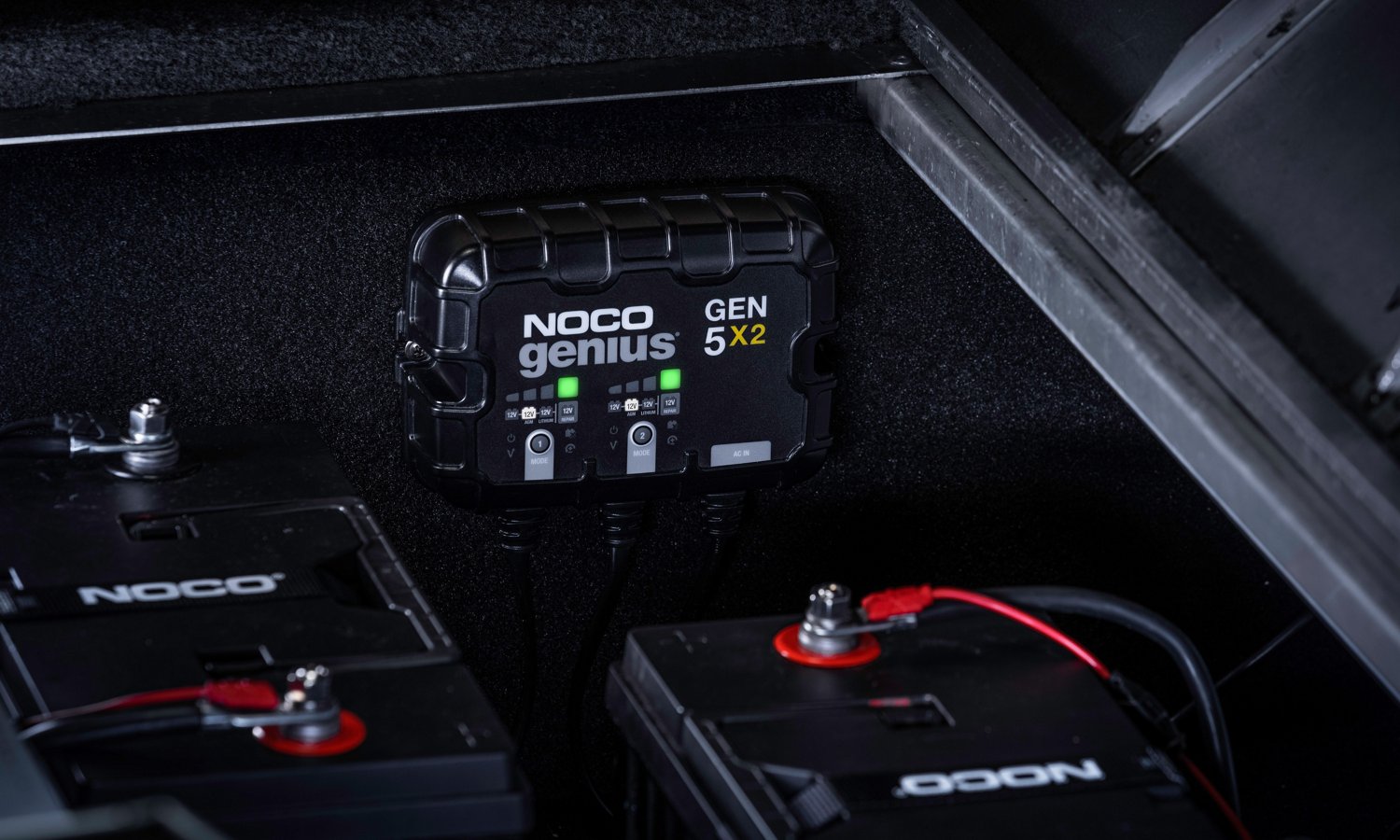 NOCO 2-Bank 10-Amp OnBoard Battery Charger