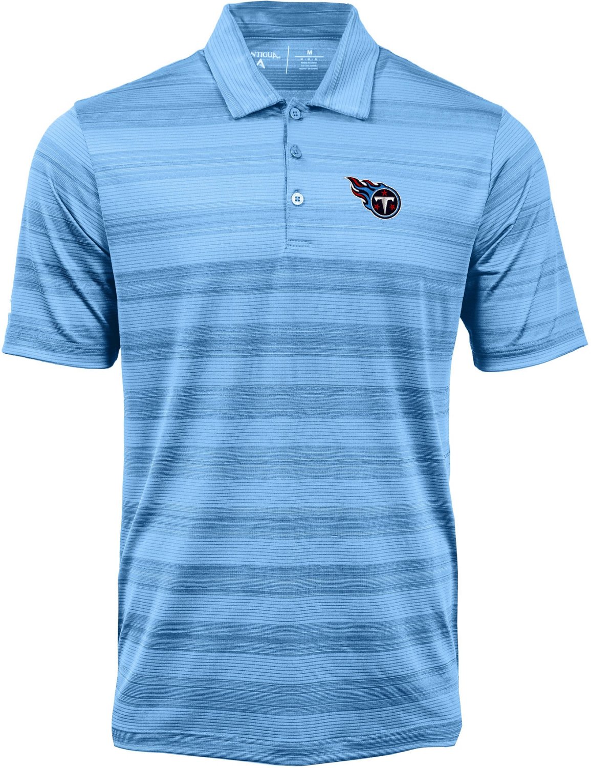 Antigua Men's Tennessee Titans Compass Short Sleeve Polo Shirt