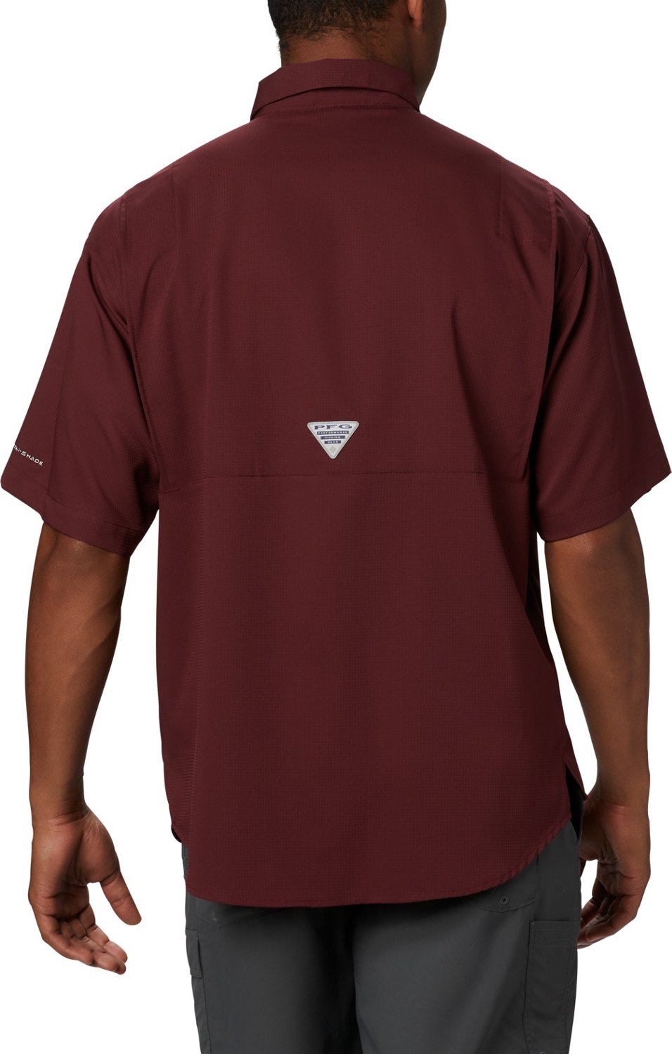 Columbia Sports Men's Texas A&M University Tamiami Short Sleeve Fishing  Shirt