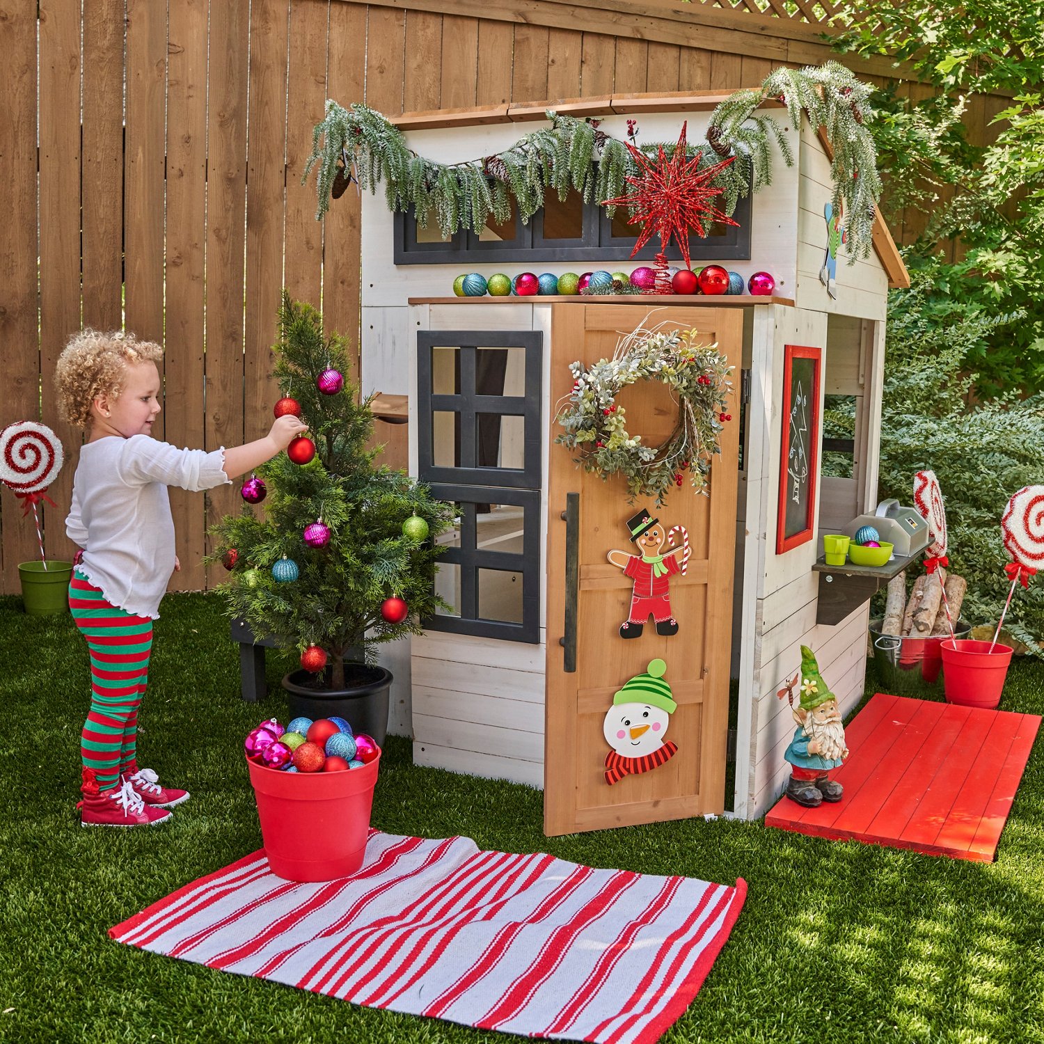 KidKraft Modern Outdoor Playhouse Academy