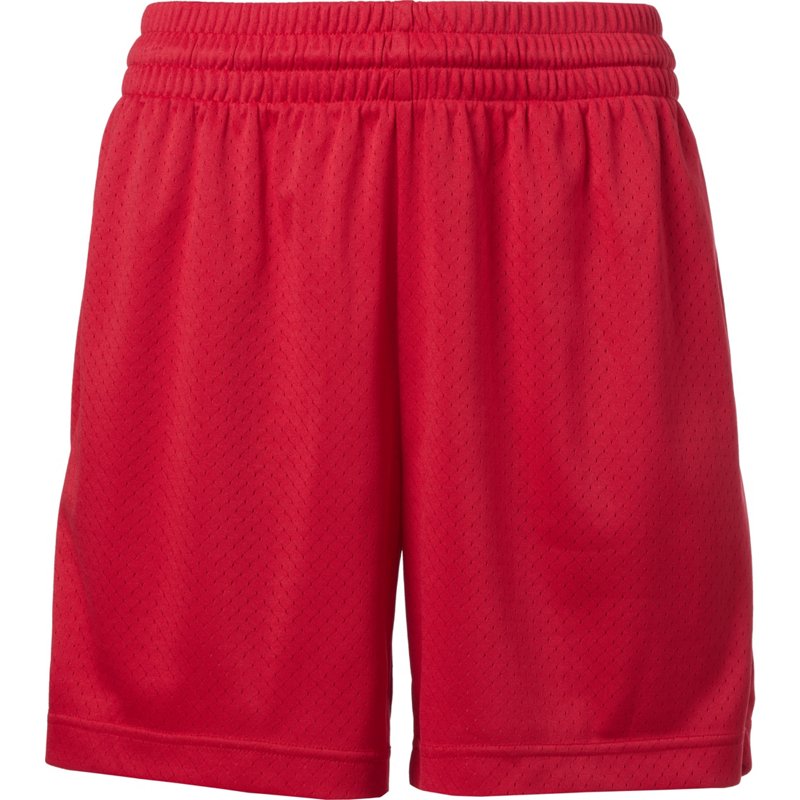 BCG Women's Diamond Mesh Basketball Shorts Red, Large - Wmn Core/Basic Bttms at Academy Sports